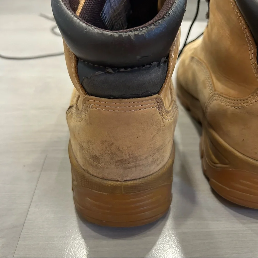 Herman Survivors Work Boots Mens 11W Leather Steel Toe Waterproof MNHS46DP001 - Picture 9 of 15